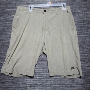 Billabong Board Shorts Men's 32 Beige Hybrid Swim Surf Quick Dry